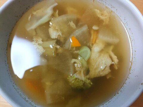 グリーンカレー風スープ